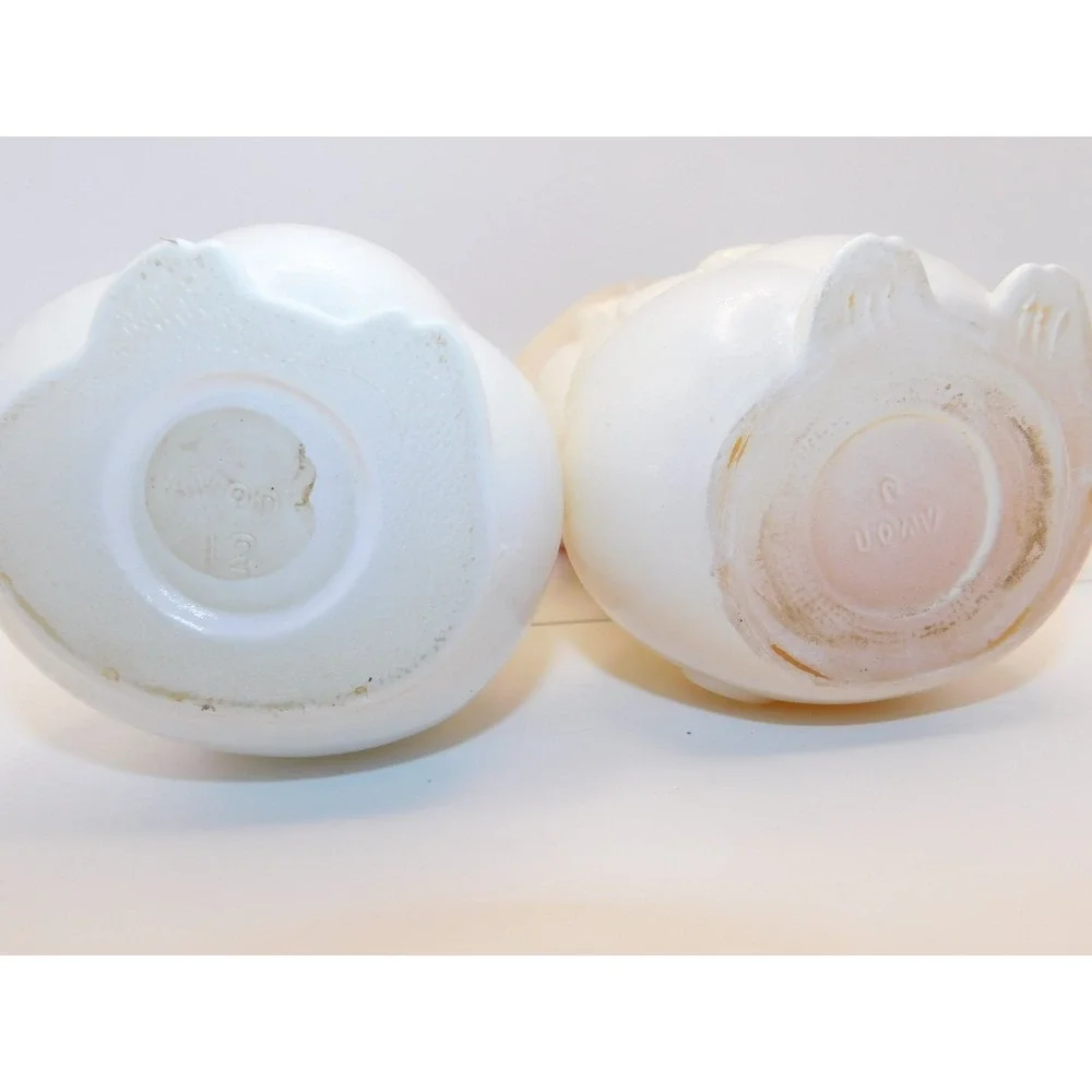 Vintage 1984 Avon Pierre The Pig and Lady Pig Lotion Dispensers